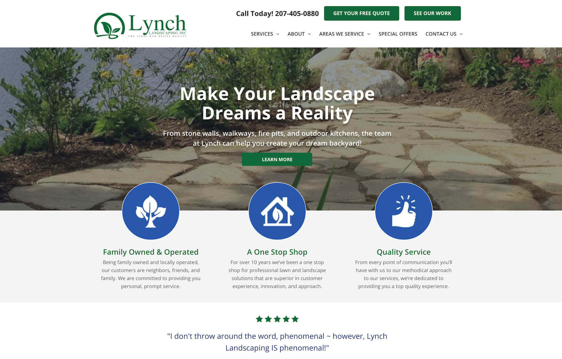 Landscaper Website