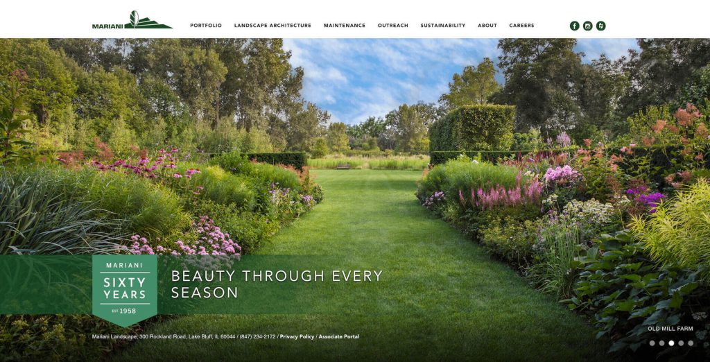 Ideas for landscape design website Vertix Media